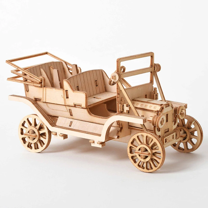 3D Wooden Puzzles to Assemble Model Building Kits 3