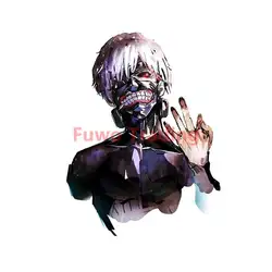 Fuwo Trading Tokyo Ghoul – autocollants Anti UV imperméables pour réparation de voiture, en vinyle, autocollants de personnalité, décoration de moto 