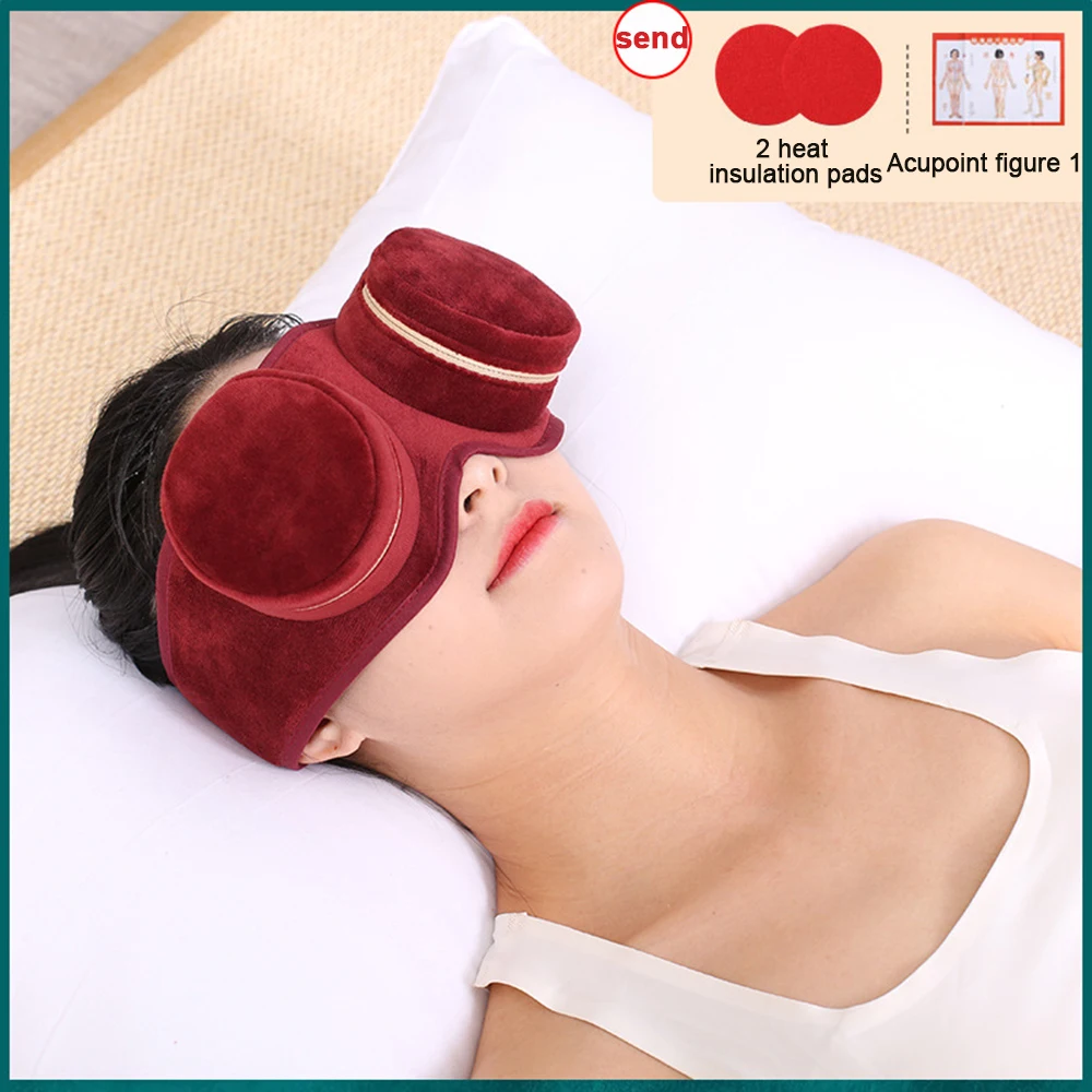 Skin-friendly flannel cover Smokeless Moxibustion Bag Burner Copper Box Warm Acupuncture Heating Therapy Body Acupoint Massage