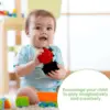 3D Ladybug Pop Fidget Toy, Squishies Sensory Bubble Popper Push Squeeze Balls Stress Relief Early Education Toys Gift Christmas 6