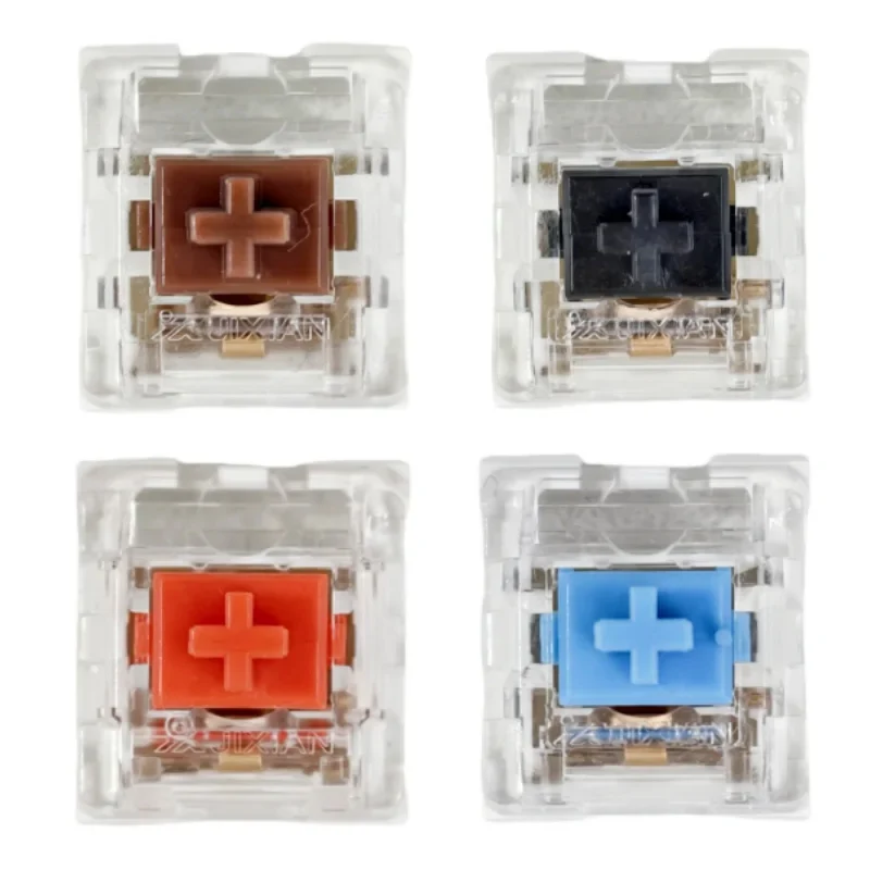 Silent Replacement Axis Clicky Linear Switch Backlit Mechanical Keyboard Switches Tactile Keyboard Cross Shaft Switches