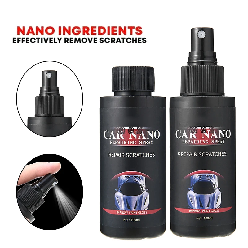 Car Nano Repairing Spray, Nano Car Scratch Removal Spray, Portable Car  Scratch Fast Repair Nano Spray Car Repair Agent, Nano Ceramic Coating Spray