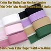 40mm x 5meters Cotton Bias Binding Tape Size Super wide Fold Tape DIY handmade sewing material cloth tape ribbon 2