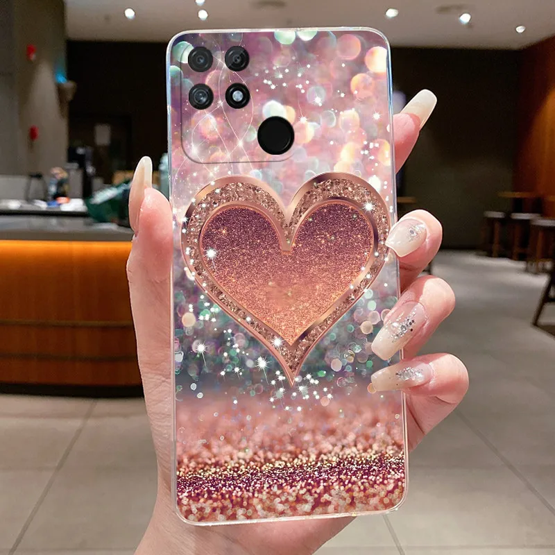 Luxury Clear Butterfly Flowers Soft Phone Case