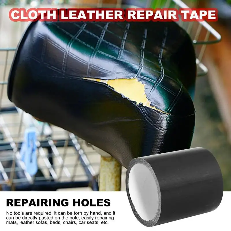 Multifunctional Self Adhesive Patch Black Leather Repair Tape Waterproof  Leather Sofa Seat Tape Upholstery Repair Tape Home Tool - AliExpress