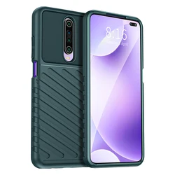 Premium Shockproof Silicone Phone Case - Soft TPU Protective Cover for Redmi K30i 5G (Emerald Green)