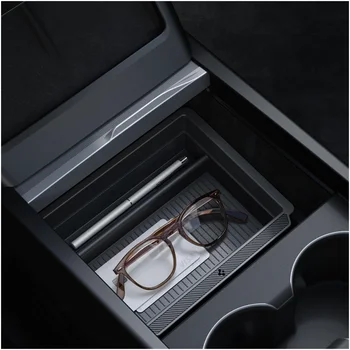 Organizer per console centrale per Tesla Model Y Juniper (2025/26) e Model 3 Highland (2024/25) con tecnologia Smooth Slide [Scorrevole]