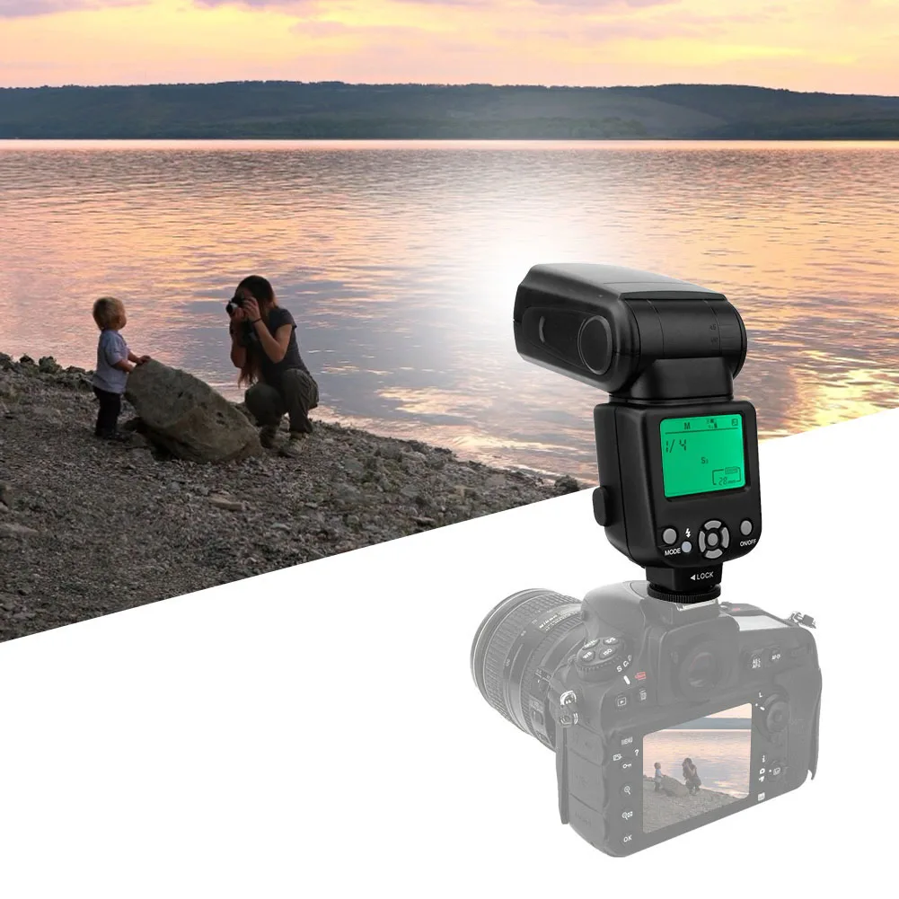 Camera Flashlight External TRIOPO TR-960II Professional Flash Light On camera External for Canon