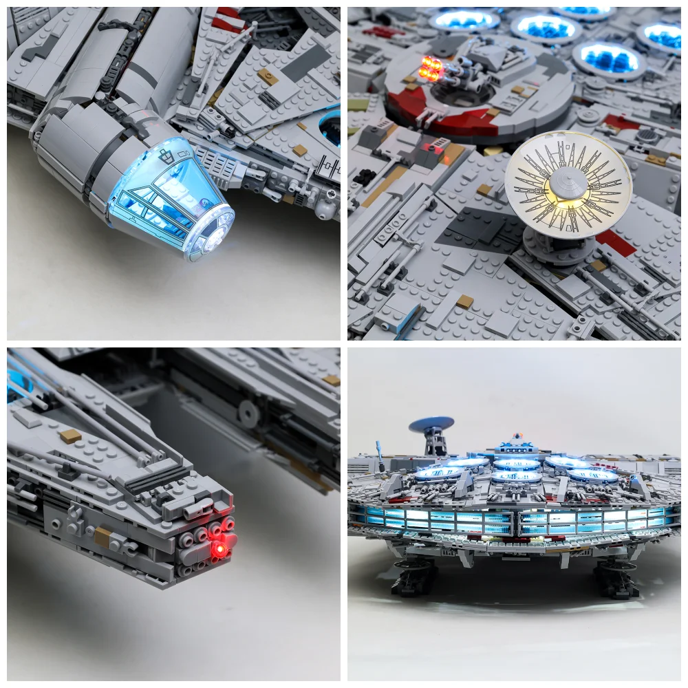 Lego Dg005 Falcon LED Light Kit For 75192 Ultimat Falcon