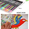 12/24Pcs Metallic Glitter Colors Gel Pens For School Office Adult Coloring Book Journals Drawing Art Markers Promotion Pen 3