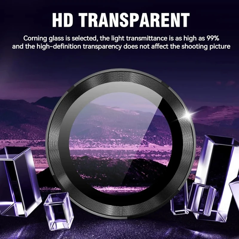 Premium Back HD Camera Protector with 3D Rear Glass Ring Lens Accessories