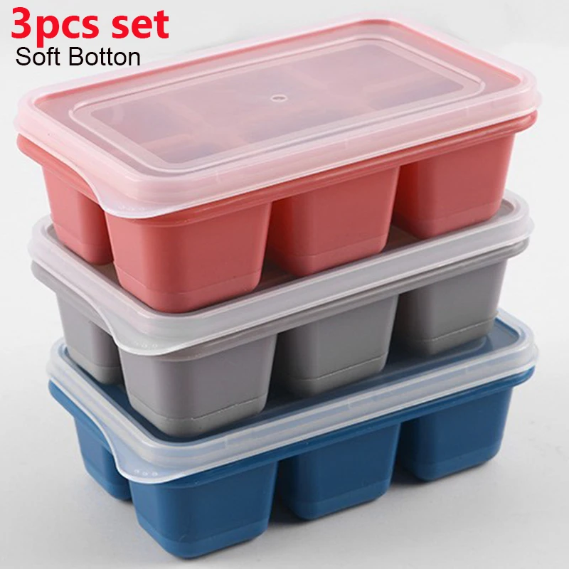 Ghiaccio Stampo Silicone Con Coperchio,2 Pezzi Vassoio Per Cubetti Di Ghiaccio Senza BPA,Stampi Per Cubetti Di Ghiaccio,Forme Per Ghiaccio Grandi, Per Whisky, Cocktail E Bevande Refrigerate