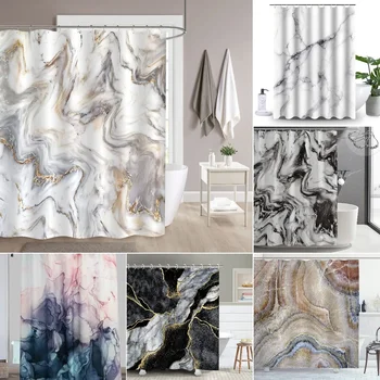 Marble Shower Curtain 1