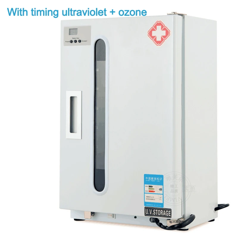 

UV Ultraviolet Disinfection Cabinet Single-Door With Timing Function Ozone Generator Dental Equipment Glass Metal sterilization