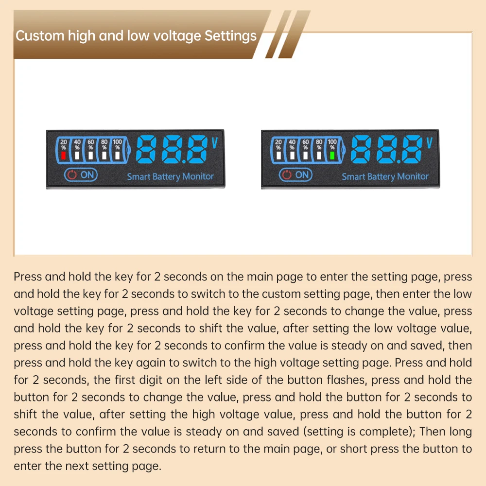 Battery Tester Lithium Battery Tester DC7V-55V 3-12S Battery Level Indicator Ternary Lithium Battery Lithium Iron Phosphate Lead-Acid Capacity Display Tester