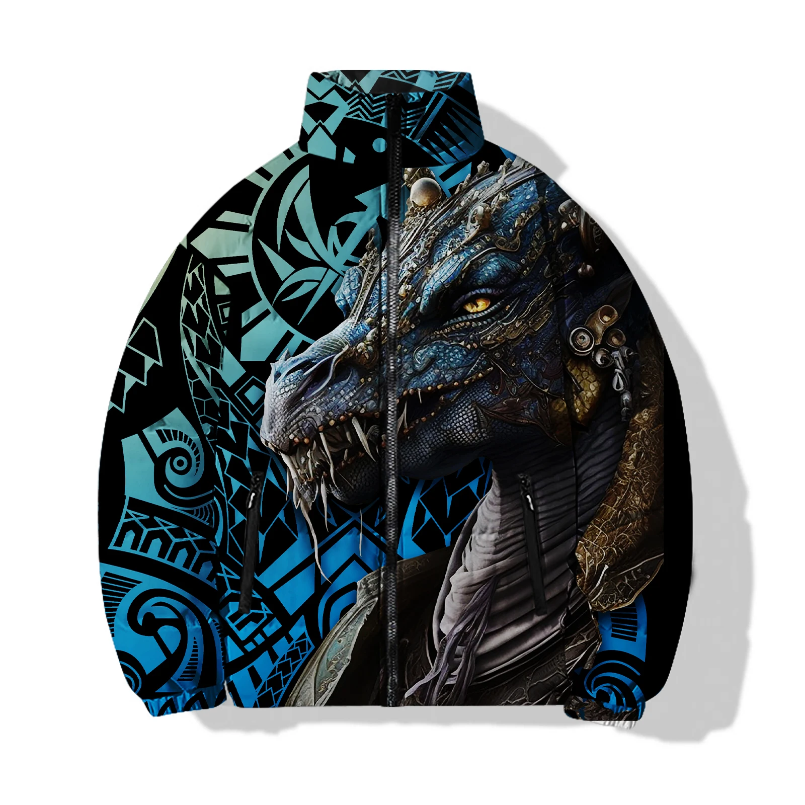 thumbnail image 1 of Chaquetas de invierno de serpiente para hombre, abrigos de invierno de moda para hombre, abrigos de invierno de león para hombre, parkas cálidas y duraderas con diseño de araña, lagarto, únicas para h, 1 of 4