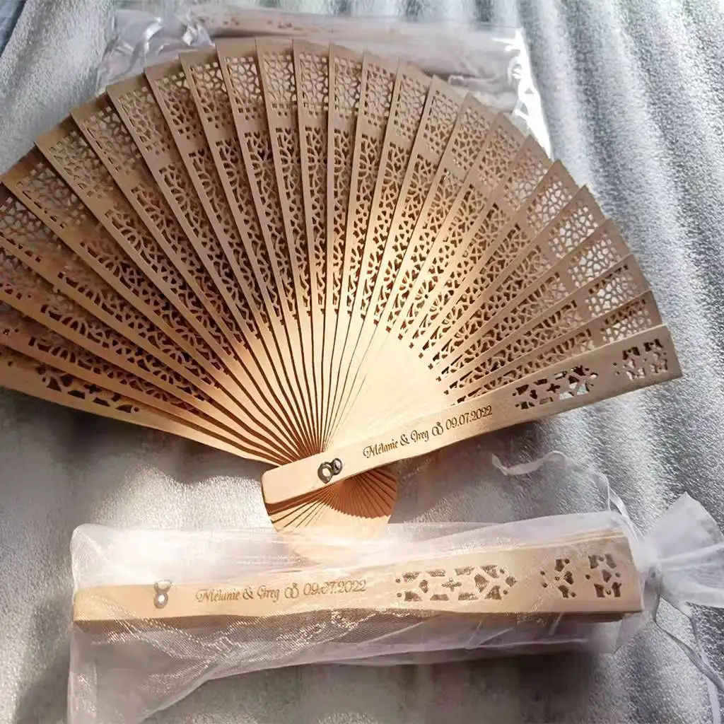 L Abanico Plegable Mano Tela 12pcs Regalo Recuerdo Detalle | Cuotas Sin