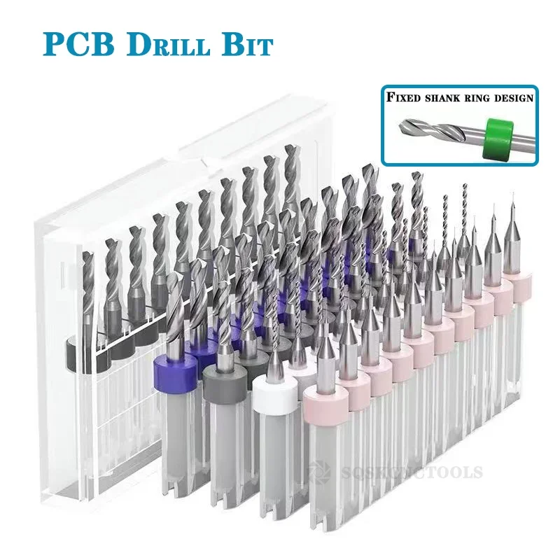 리유 2.1-3mm 마이크로 비트 미니 비트 세트 인쇄 회로 기판 수입 고품질 경질 합금 PCB 비트 스텝 드릴