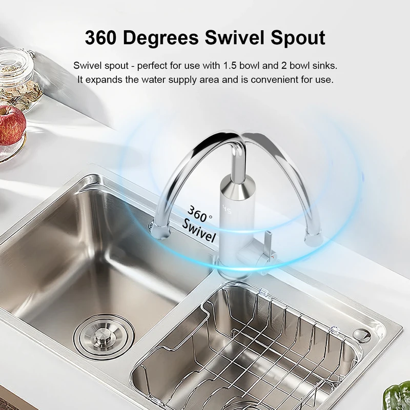 Briwellna صنبور كهربائي 220 فولت Tankless سخان صغي...