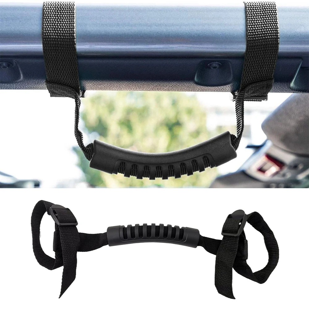 Armrest Top Grab Handles Grip Bar Pulling Tab Roll Bar Mount for Jeep Wrangler CJ TJ JK JL Sports Sahara Rubicon 1pcs/4pcs