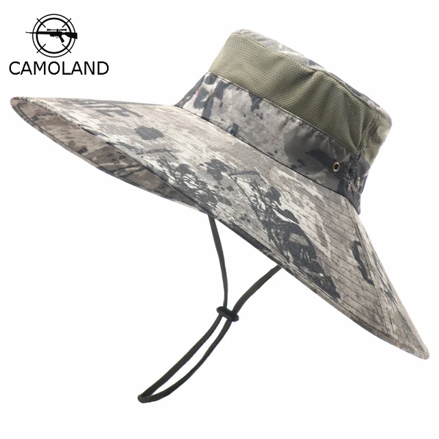 CAMOLAND Summer UV Protection Sun Hats For Women Men Fashion Tie-dye Hiking  Bucket Hat Outdoor Wide Brim Fisherman Caps - AliExpress