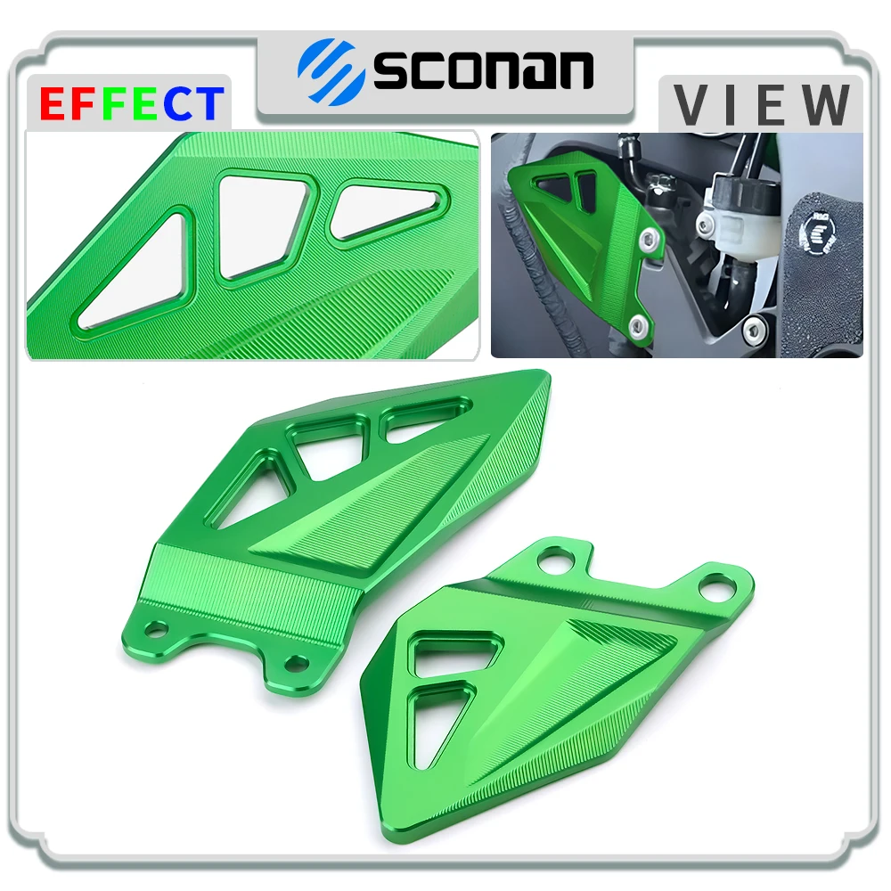 Anti-crash Moto Protecteurs Chute Cadre Kawasaki ZX10R 2011-2023 -  Aluminium CNC - Couleur Verte - Protection Carénage Protection Aluminium CNC, image size:1000x1000