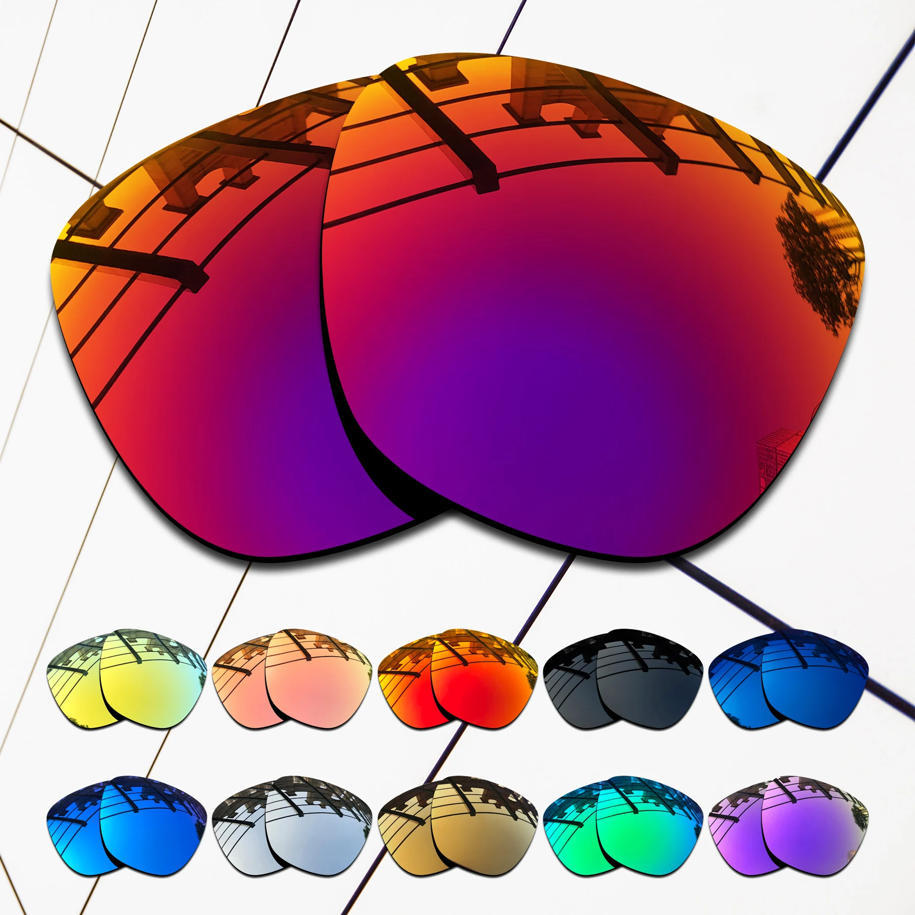 

E.O.S Polarized Enhanced Replacement Lenses for-Costa Del Mar Wader 06S4003 Sunglasses - Multiple Choice