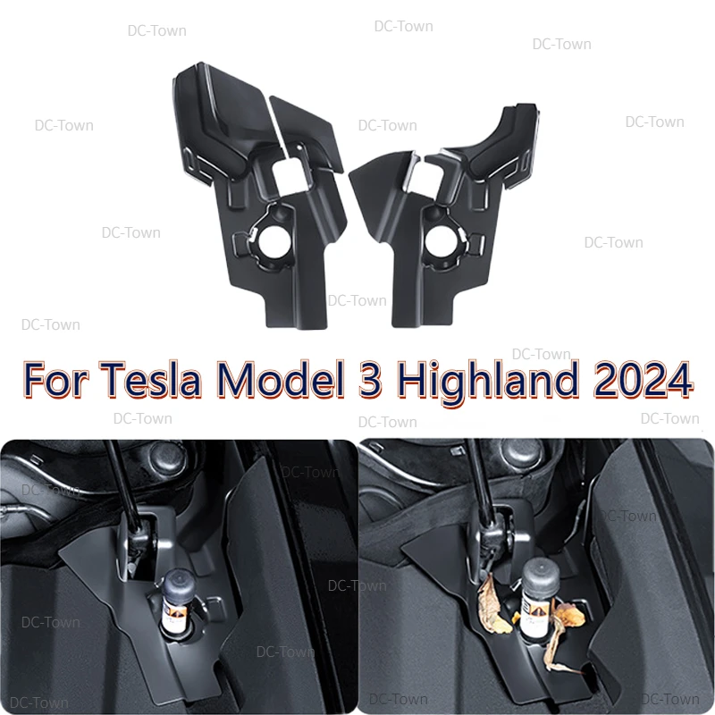 

For Tesla Model 3 Highland Debris Filter Front Trunk Filter Anti Clogging Water Guide Grille Channel Hood Water Barrier Box 2024