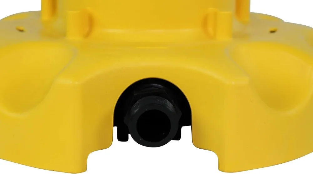 1900 GPH Auto On/Off Submersible Pump with Multi-Flo Technology for Water Removal and Transfer, Yellow