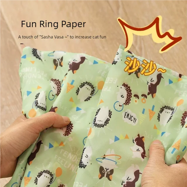 Pet Cat Toy Self Playing Tunnel Bag Rustling Sound Bite Resistant Cat Drilling Hole Tunnel Boredom Relief Tool Pet Products 4