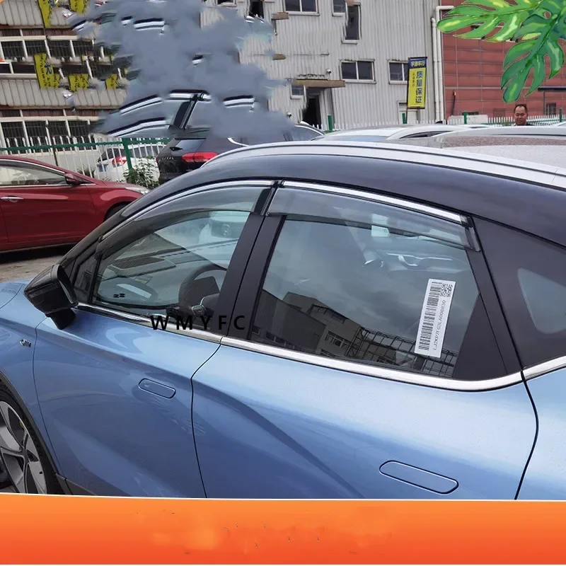 

Боковые козырьки для окон Geely Геометрия C 2020 2021 2022, козырек для дверей и окон, боковые ветровые дефлекторы, защита от солнца и дождя, автомобильные аксессуары