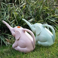 Cute Plastic Elephant Shape Watering Pot Can Plant Outdoor Irrigation Home Accessories Gardening Tools Equipment Garden Supplies 4