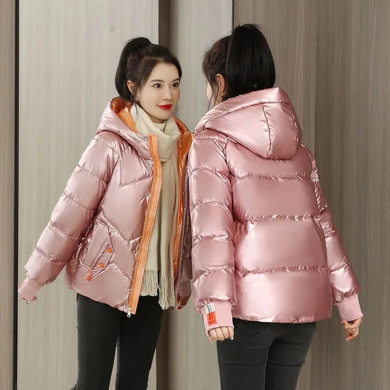 Women Ultra-light keep warm Down Jacket 2022 new Autumn Winter Slim Short Hooded Warm White Duck Down Coat Women's Outerwear