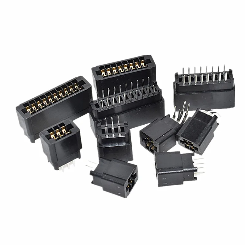 

5Pcs 2.54mm Pitch 6P 8P 10P 12P 16P 20P 26P 30P 36P 40P-86 Pin Edge Card Connector Slot PCB Gold Finger Socket Through Holes