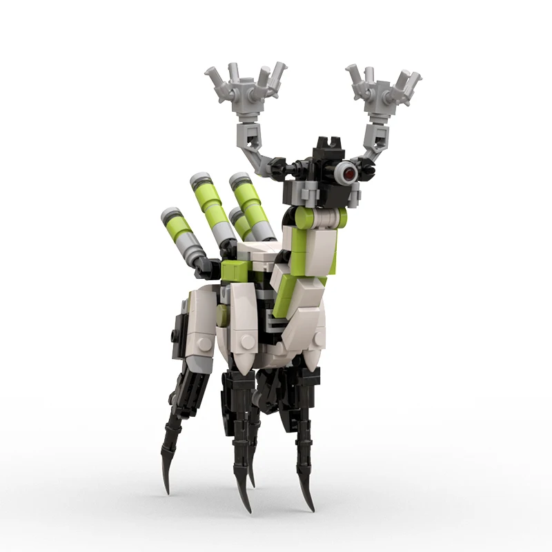 Moc West Horizon Beast Grazer Monster Building Blocks Kit Zero Dawn Deer Herbivore Bricks Giocattoli Di Natale Per Bambini Regali Di Compleanno