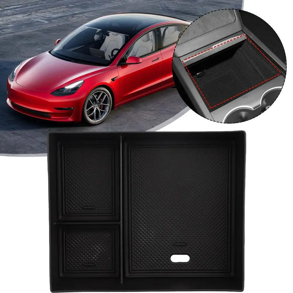 Car Central Control Storage Box for Tesla Model 3 Highland 2024