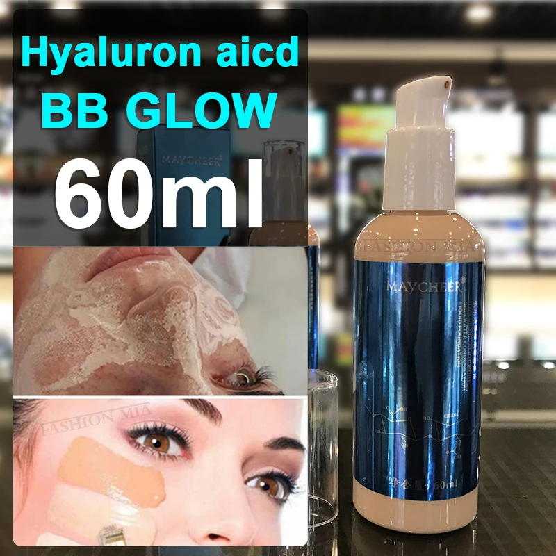 

BB светящийся стартовый набор для начинающих с гиалуроновой кислотой, 60 мл, добавлен Ниацинамид/пептид/гиалуроновая кислота, Жидкая основа для ухода за кожей лица