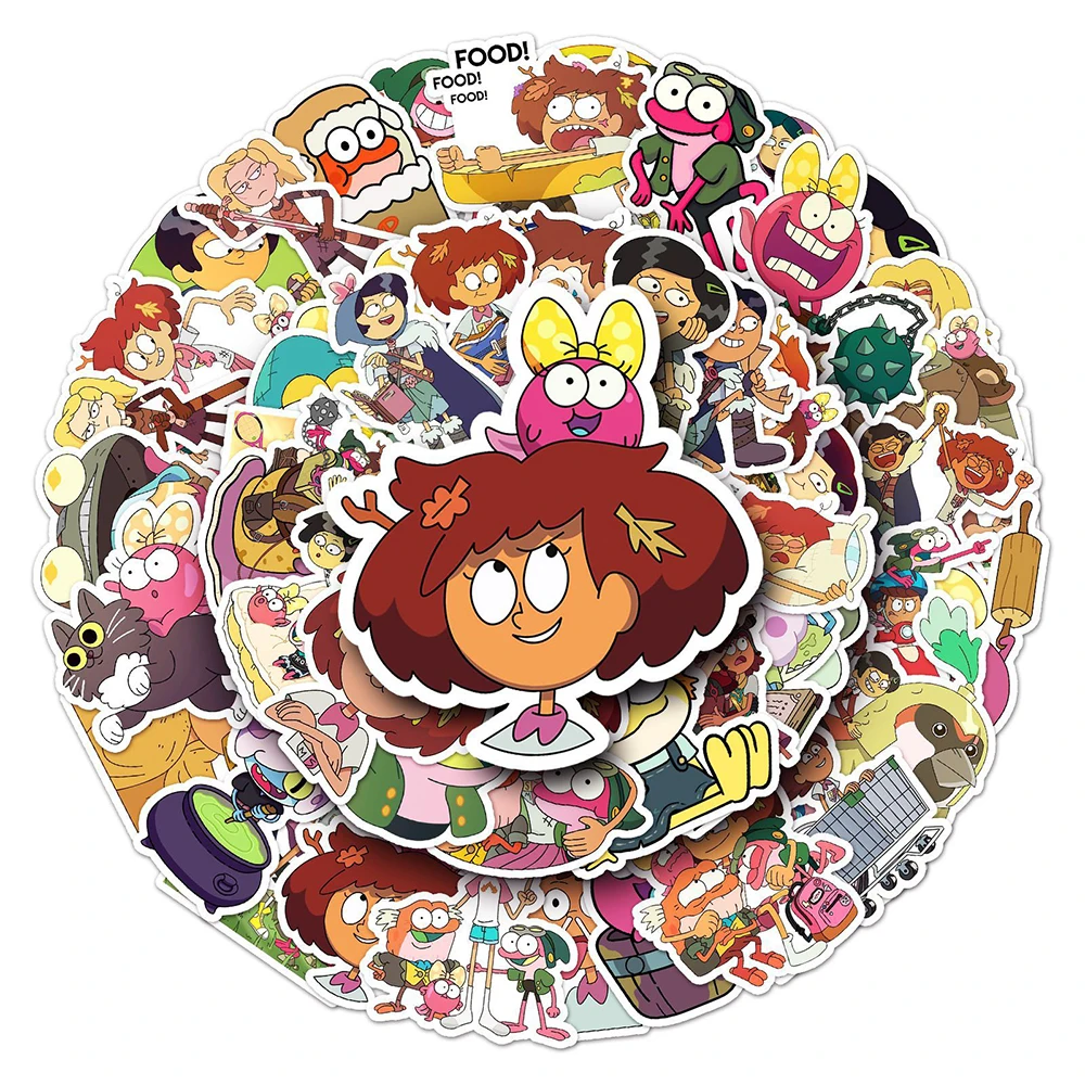 10/30/50pcs Disney Cartoon Amphibia Season Stickers Decal Kid Toy