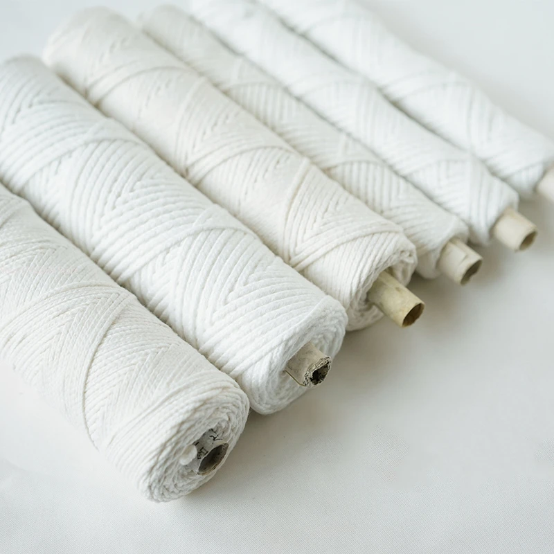 18/24/35/45 Strands Pure Cotton Smokeless White Wax Core DIY Aromatherapy Handmade Candle Wax Thread Soy Candle Making