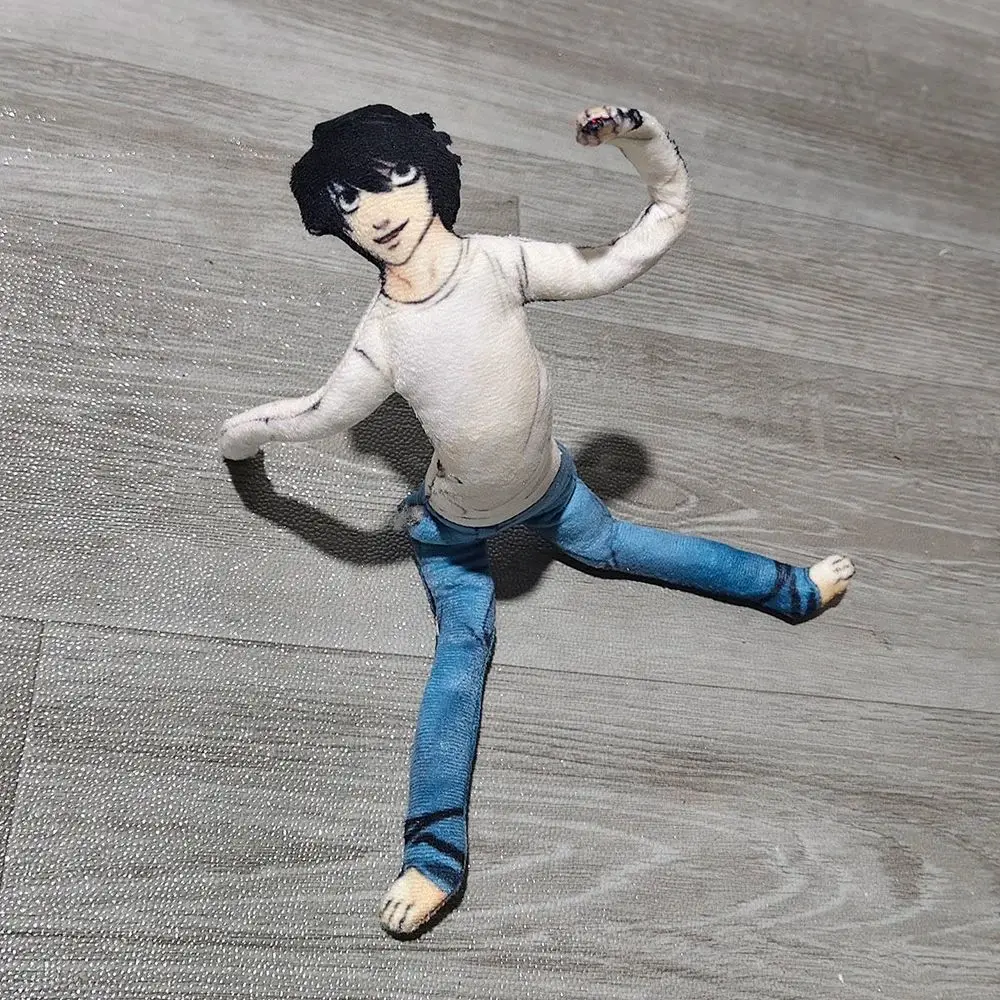 Death Note L·Lawliet Cosplay Prop Doll Plush Stuffed Figure Room Decoration Gift 15 Death Note L·Lawliet Cosplay Prop Doll Plush Stuffed Figure Room Decoration Gift 6