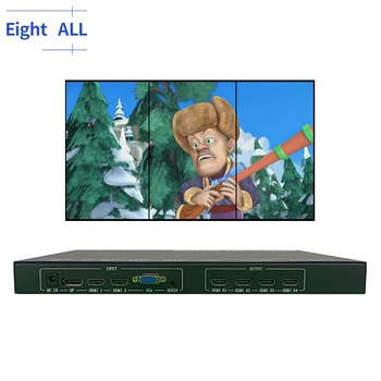 HDMI TV 비디오 월 컨트롤러 프로세서, 2x2, 1X2, 1X4, 1X3, 2X1, 3x1, 4X1, 90 ° 회전, 수직 스플라이싱 프로세서, 스위처 스플라이서