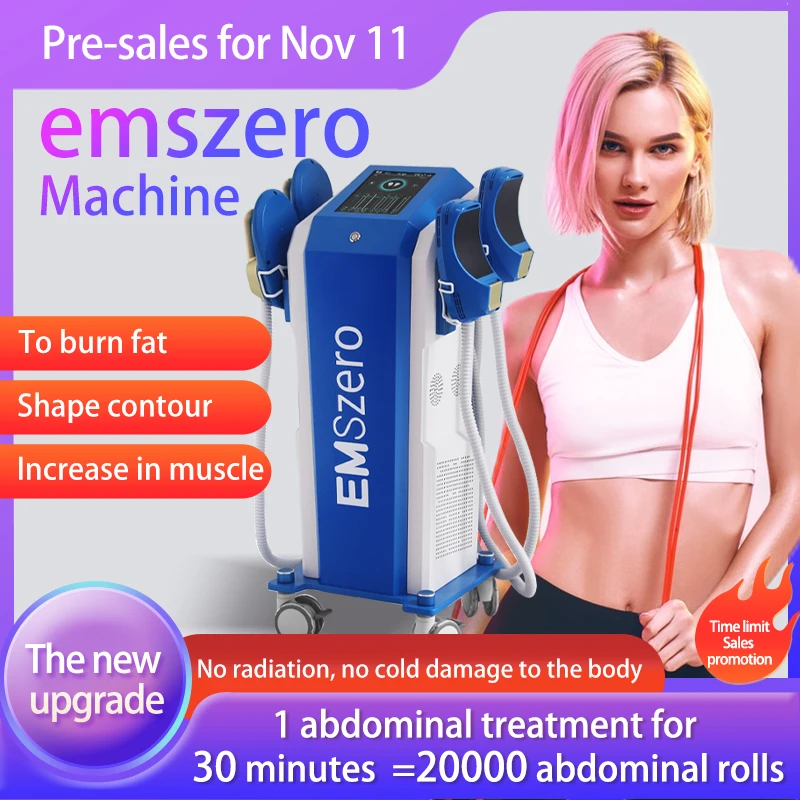 

14 Tesla 6500W Emsslim NEO RF EMS Machine 2024 Hiemt RF EMSzero Body Sculpting Machine Fat Burning Slimming Muscle Stimulator