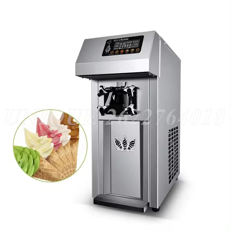 

12L/H Single Head Commercial Countertop Soft Ice Cream Machine Electric Small Cone Making Machine Automatic Ice Cream Maker