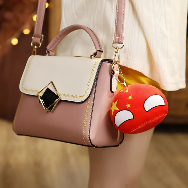 Soft Plush Country Ball Toy Keychain Doll