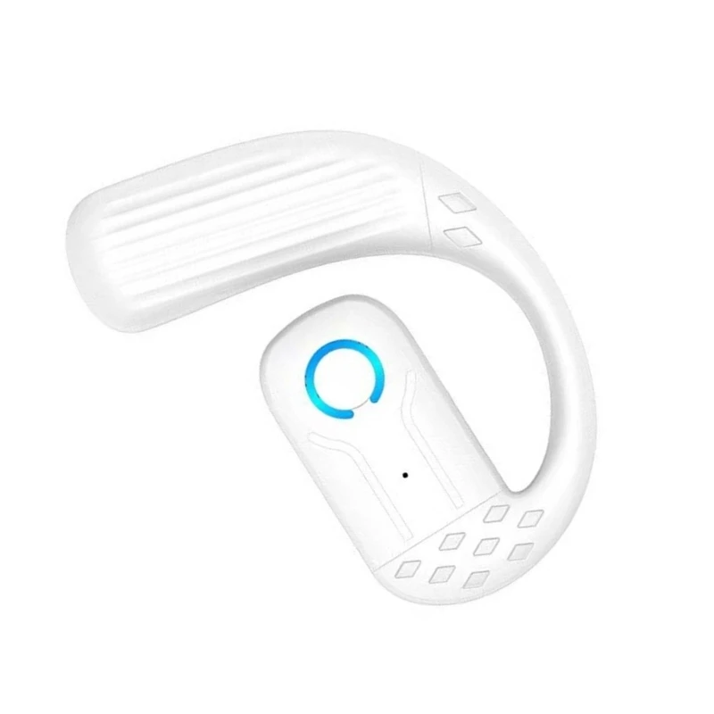 Wireless Bluetooth Earbuds with Earhooks - Sleek Single Ear Business Headset