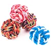 Pet Toy Chew Teething Cotton Rope Knot Ball Toys For Dog Tooth Clean Ball Bite-Resistant  Dog Chew Puppy Training InteractiveToy 2