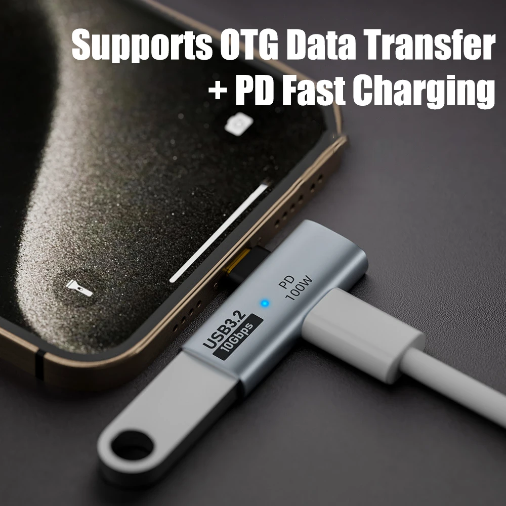 USB C Audio & Charging Adapter with PD100W Fast Charging Capability