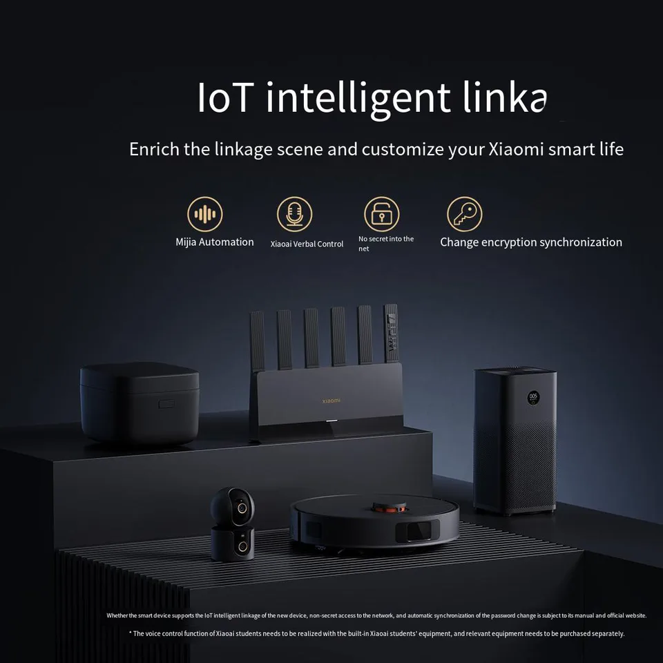 Xiaomi Wifi 7 BE6500 Router Quad Nucleus 6500Mbp 2.5G Ethernet