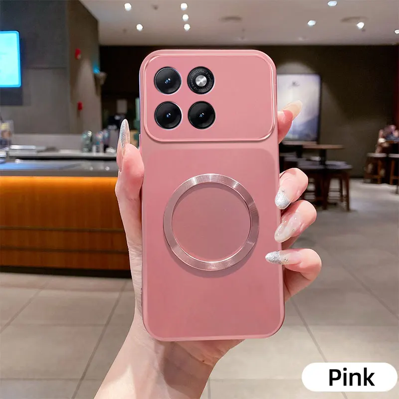 AG Metallic Paint Magnetic Phone Case - Enhanced Protection Cover