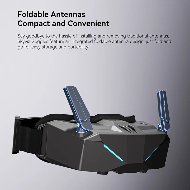 iFlight Skyviz 5.8GHz FPV Analog Goggles Dual 100Hz Micro-OLED 1920*1080 HD DVR thumbnail 4